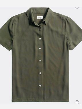 J.Crew Short Sleeve Button down shirt XS